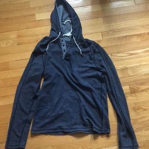 Large blue lightweight hoodie